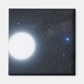 二星系を示すアーティストの概念 マグネット (正面)