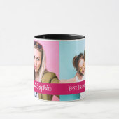 二最高のつの写真モダンテンプレートBFF マグカップ (中央)