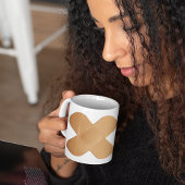 二本のバンドエイド コーヒーマグカップ