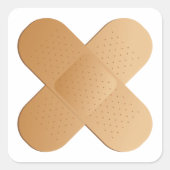 二本のバンドエイド スクエアシール (正面)