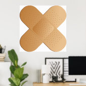 二本のバンドエイド ポスター (ホームオフィス)