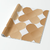 二本のバンドエイド ラッピングペーパー (アンロールド)