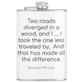 二本の道が木に分かれた フラスク (正面)