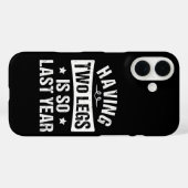 二本足など時代遅れ - 義足ギフト Case-Mate iPhoneケース (裏面 (横))