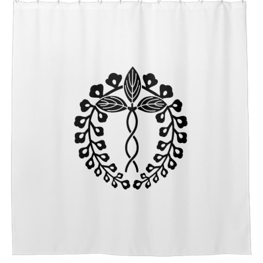 二条藤 シャワーカーテン (正面)