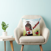 二枕の上で寝る クッション (椅子)