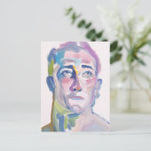 二枚目俳優の郵便はがき ポストカード (スタンド正面)