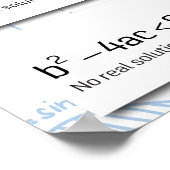 二次公式 ポスター (角)