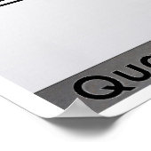 二次式の数式ポスター ポスター (角)