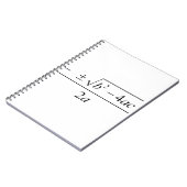 二次式,ギーク,二次方程式, ノートブック (左側)