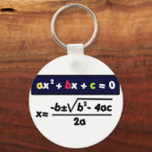 二次方程式 キーホルダー (正面)