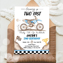 二歳の誕生日 バイク ツーリング少年 招待状