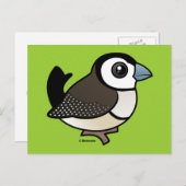 二段フィンチ ポストカード (正面/裏面)