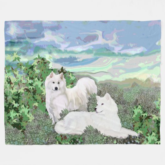 二毛布 フリースブランケット (正面(横))