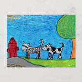 二犬盗撮お尻葉書 ポストカード (正面)