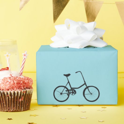 二生まれ輪自転車の模様に乗る ラッピングペーパー (誕生日パーティー)