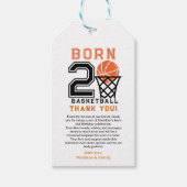 二生まれ野球 | スポーツテーマ少年の2歳の誕生日 ギフトタグ (正面)