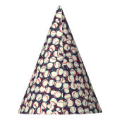 二生まれ野球 | スポーツテーマ少年の2歳の誕生日 パーティーハット (裏面)