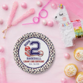 二生まれ野球 | スポーツテーマ少年の2歳の誕生日 ペーパープレート (パーティー)
