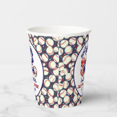 二生まれ野球 | スポーツテーマ少年の2歳の誕生日 紙コップ (右)