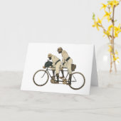 二用の自転車 カード (黄色い花)