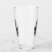 二番犬モノグラム タンブラーグラス (左)