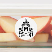 二番犬モノグラム ラベル (貼付)