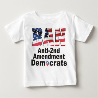 二番目の禁止のアンチの修正の民主党員のベビーT ベビーTシャツ