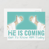 二番目来の ポストカード (正面/裏面)