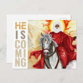 二番目来の ポストカード (正面/裏面)