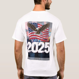 二百二十五愛国的お祝い | 独立モダンD Tシャツ