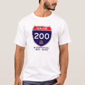 二百年毎メインの200th記念日 tシャツ (正面)