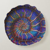 二級アンモナイト ラウンドクッション (裏面)