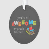 二級先生賞味日素晴らし, オーナメント (正面)