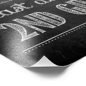 二級黒板看板の末日 フォトプリント            (角)