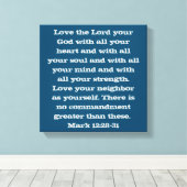 二素晴らし戒 キャンバスプリント (インサイチュ (ウッドフロア))