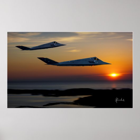 二組の夜士 ポスター (正面)