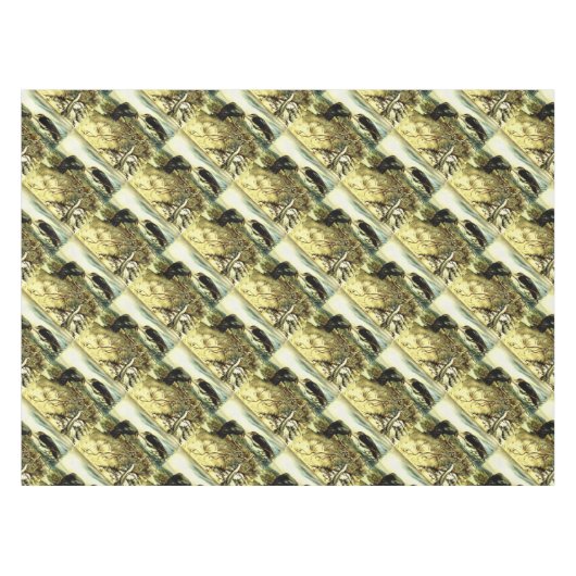 二羽のカラスやトワはマネを作る テーブルクロス (正面(横))