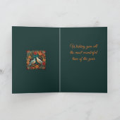 二羽のキジバト カード (内部)