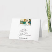 二羽のタートルドール(緑のドレス) シーズンカード (裏面)