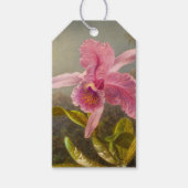 二羽のハミングバードのヒードを持つラン ギフトタグ (正面)