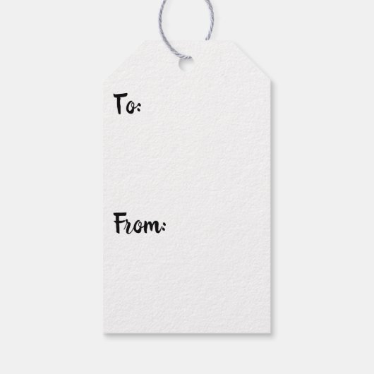 二羽のハミングバードのヒードを持つラン ギフトタグ (裏面)