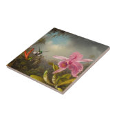 二羽のハミングバードのヒードを持つラン タイル (側面)