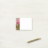 二羽のハミングバードのヒードを持つラン ポストイット (デスク上)