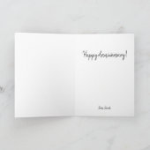 二羽のフクロウのひながインク絵画を吸う カード (内部)