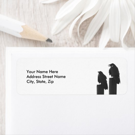 二羽の烏 ラベル (インサイチュ)