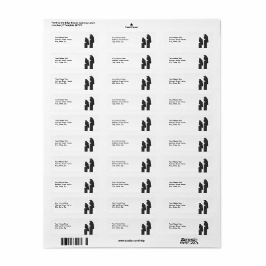 二羽の烏 ラベル (フルシート)