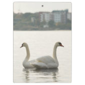 二羽の白鳥 クリップボード (裏面)