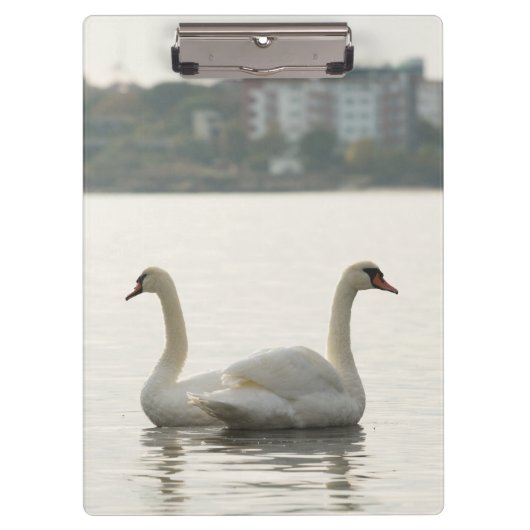 二羽の白鳥 クリップボード (正面)