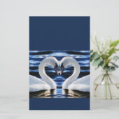 二羽の白鳥 便箋 (スタンド正面)